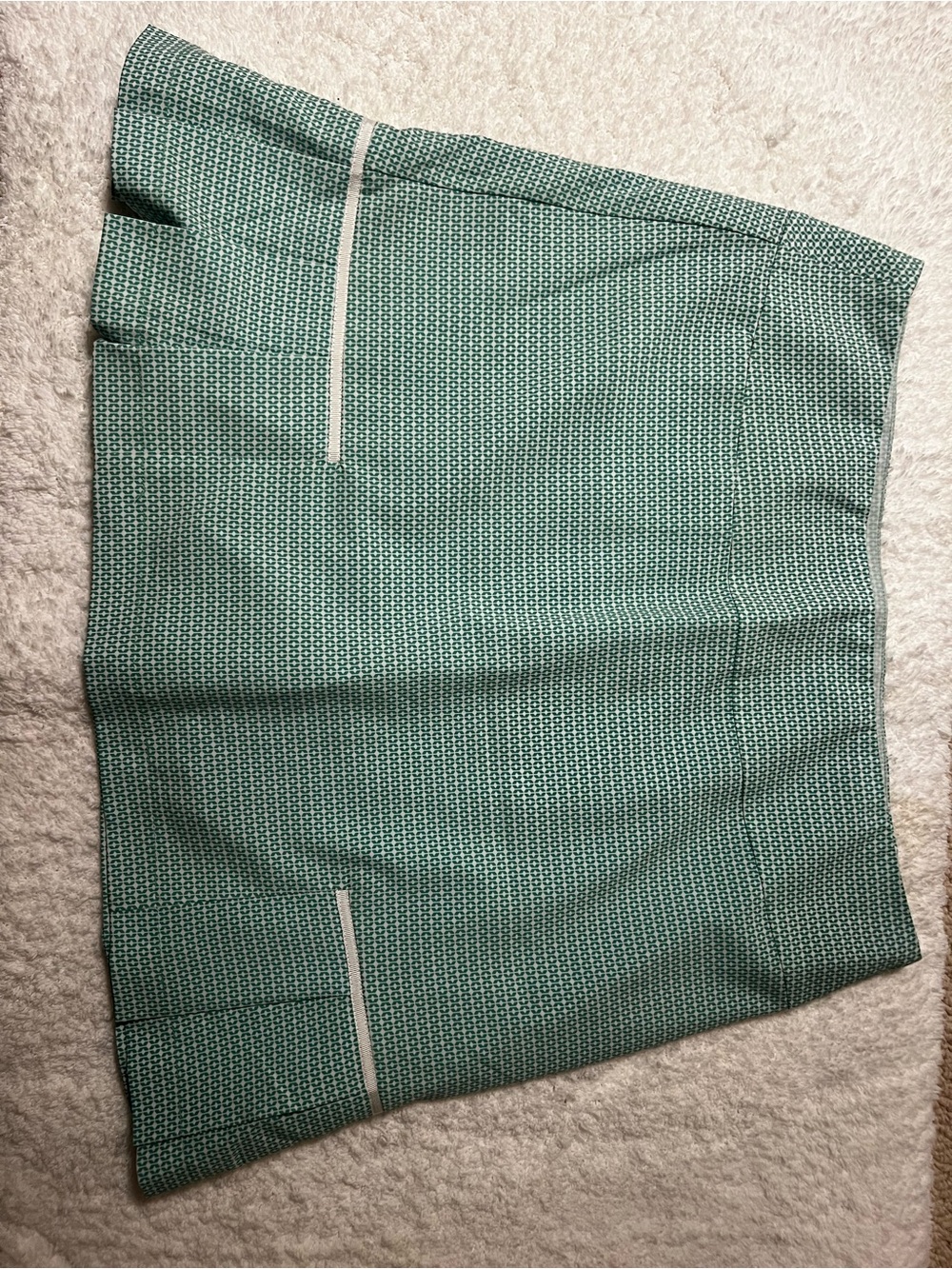 Women's Green Patterned Pencil Skirt